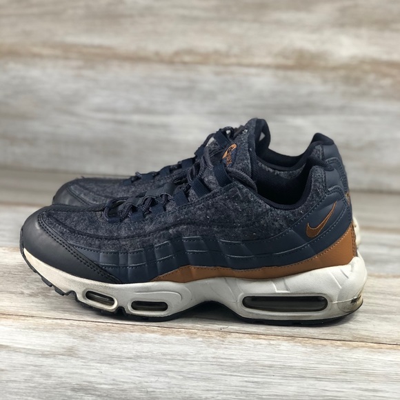 Nike Other - Nike air Max 95 2017 Blue and Gold 548416-403